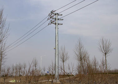 110KV Galvanizli Boru Çelik Direk, Yüksek Direk Güç İletim Monopolü
