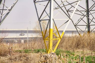 Elektrik İletim Kablosu Tipi için Hafif Çelik ASTM A36 230KV Açı Çelik Kule