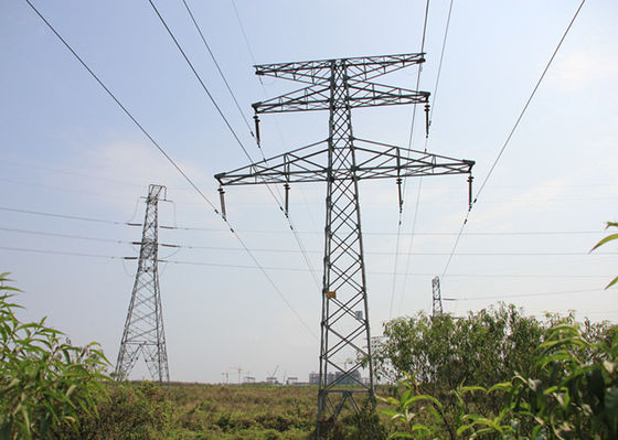 SGS 4 Ayaklı Q235B 500KV Elektrik İletim Kulesi